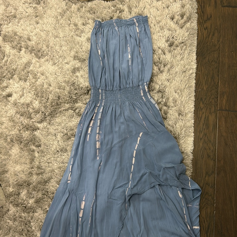 High Low Strapless Beach Dress